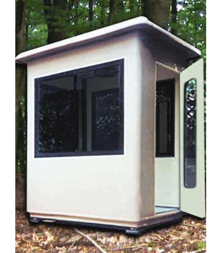 FRP Portable Cabins Manufacturer in India supplying security cabins and portable toilet cabins