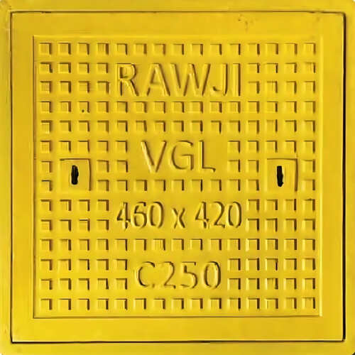 Square FRP manhole cover heavy duty drainage cover manufacturer India