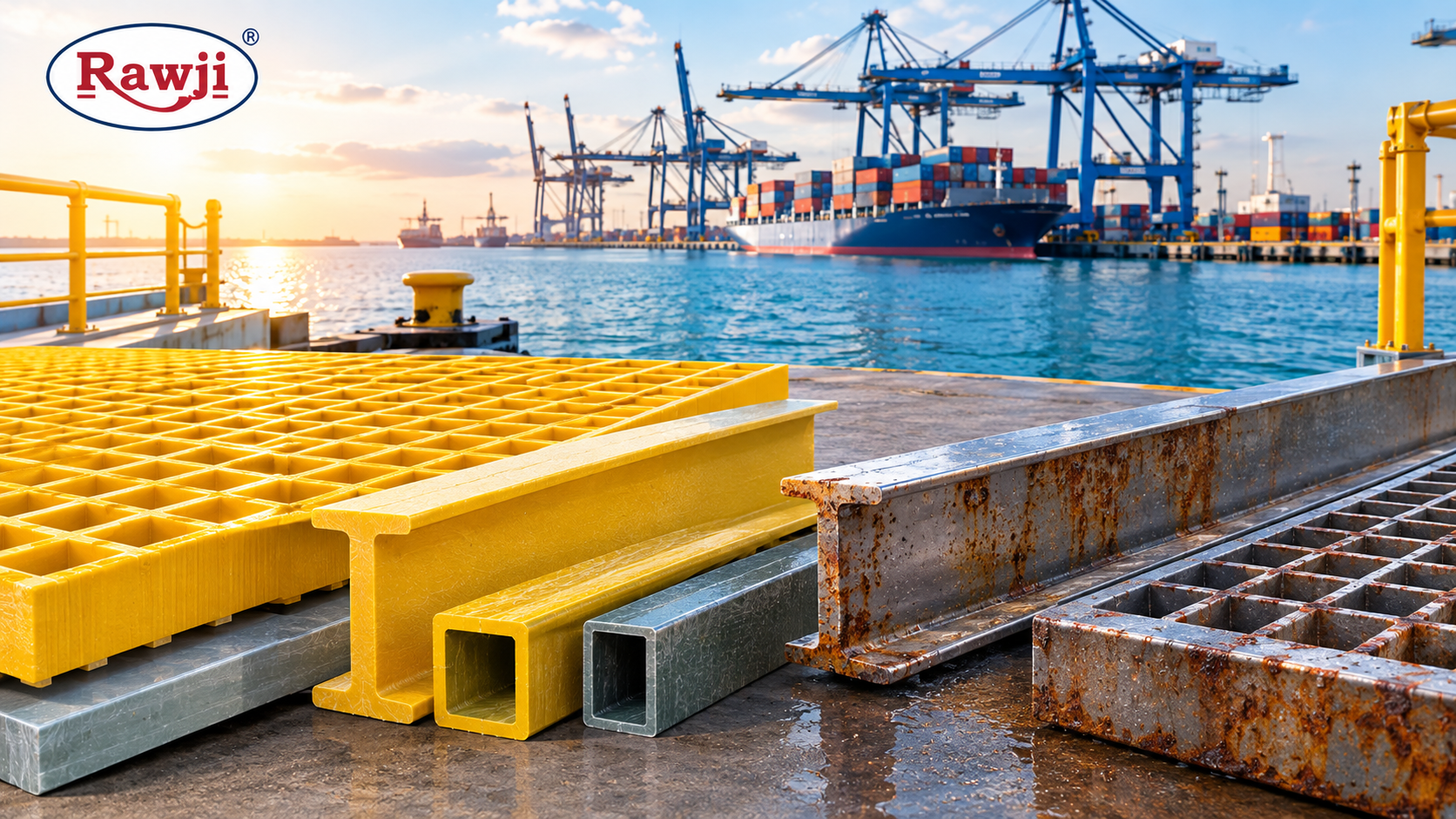 Coastal Saline Corrosion Resistance FRP Composites