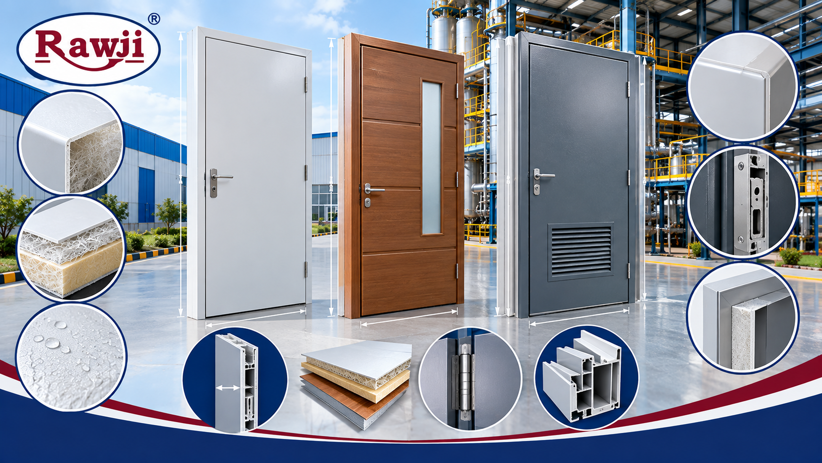 FRP Doors Manufacturer Rawji Exports